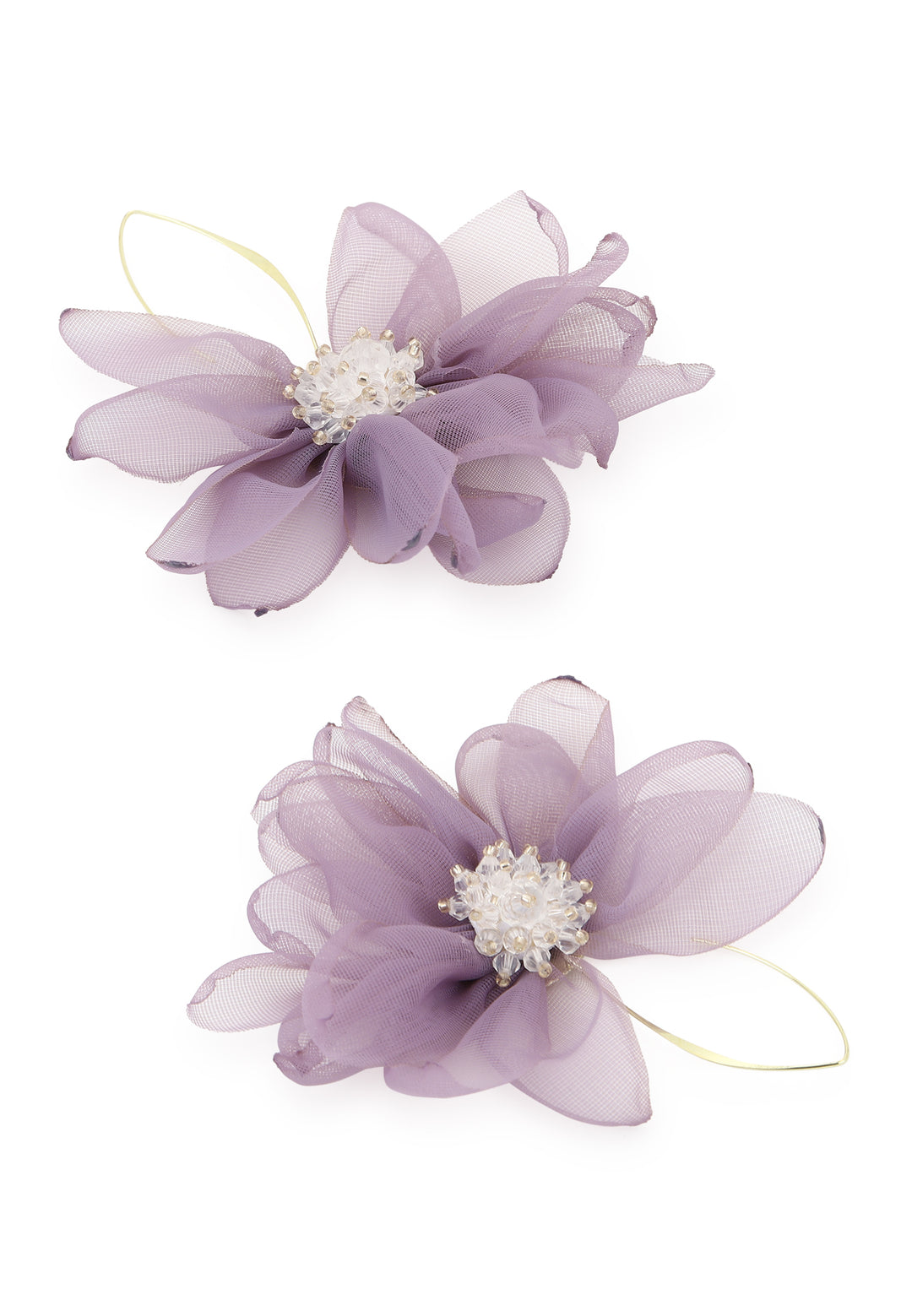 Lily Earrings in Lilac
