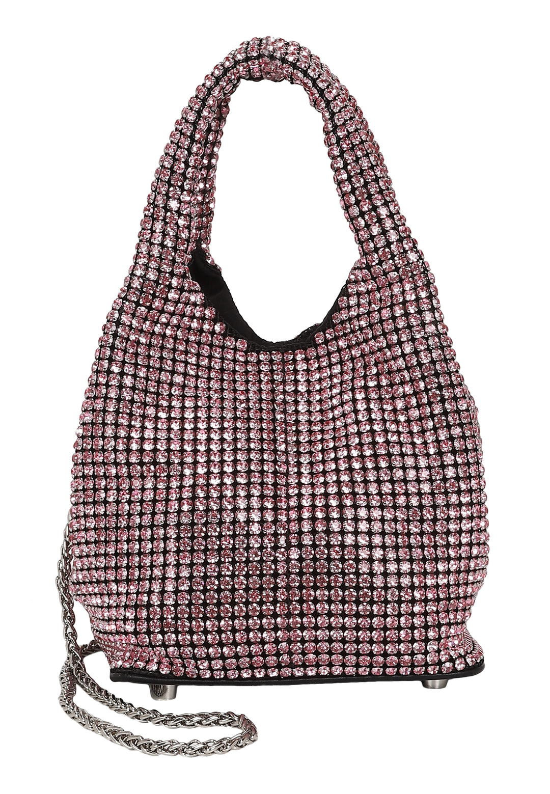 Rosé Rhinestone Bag