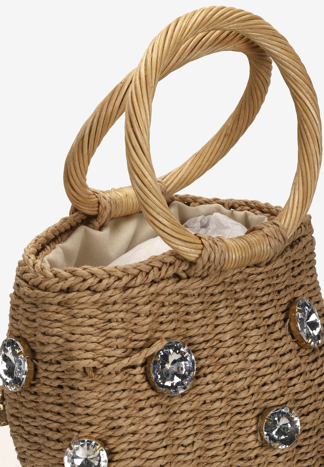 Mykonos Bucket Bag in Beige