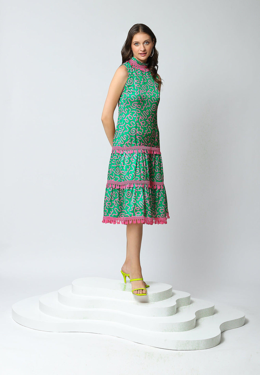 Nriti Shah in 'Dubrovnik Harmony' Midi Dress