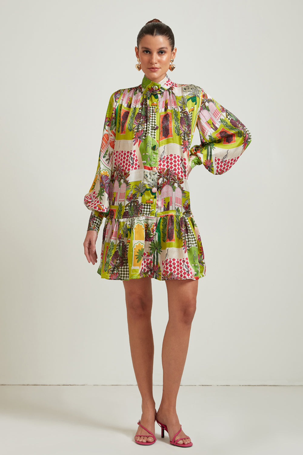 Kiwi Colada Short Dress